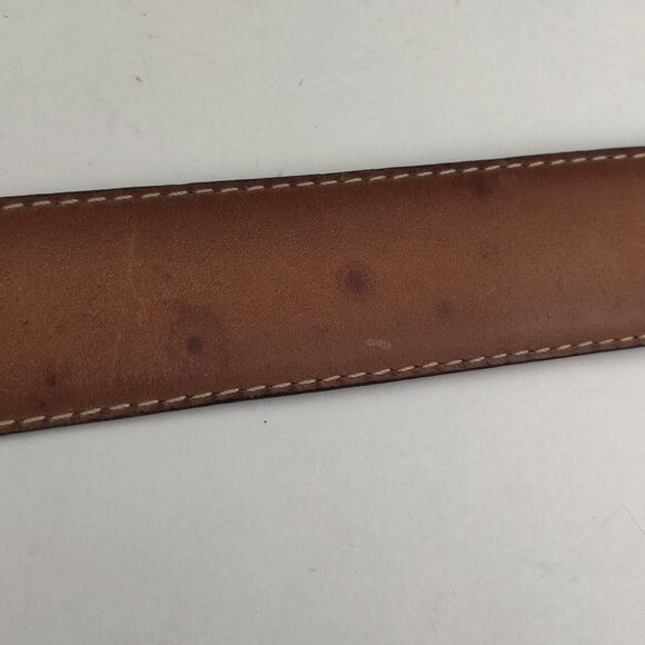Vintage Stamped Christian Dior Aniline Leather Belt main image 8
